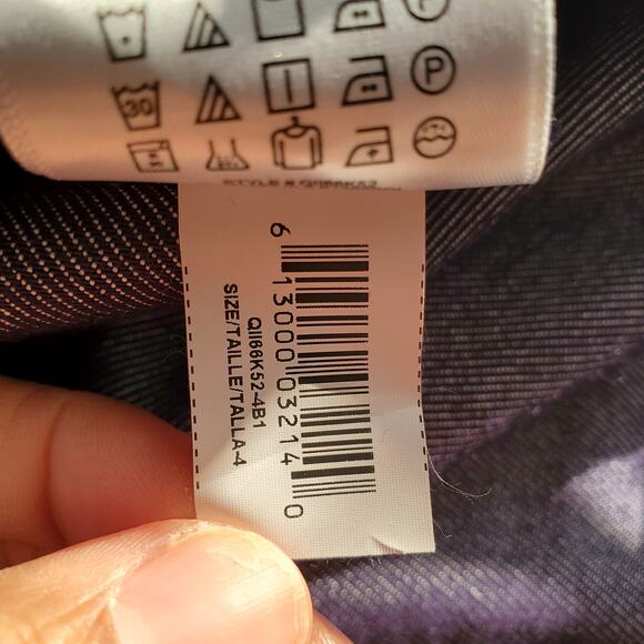 BCBGeneration Sleeveless Blue Denim Striped A Line Dress Size 4 - Picture 9 of 9